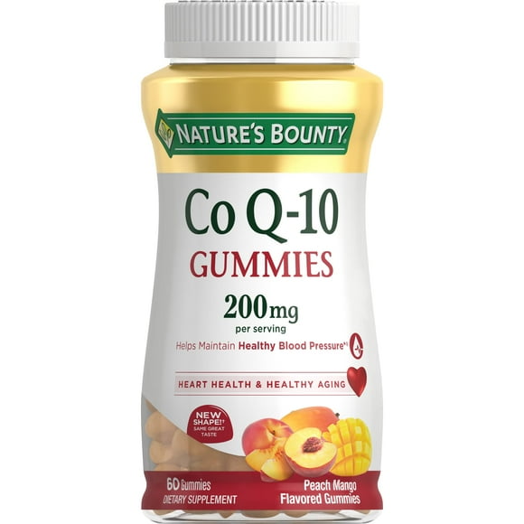 CoQ-10 Gummies 200 mg Peach Mango Flavored Gummies