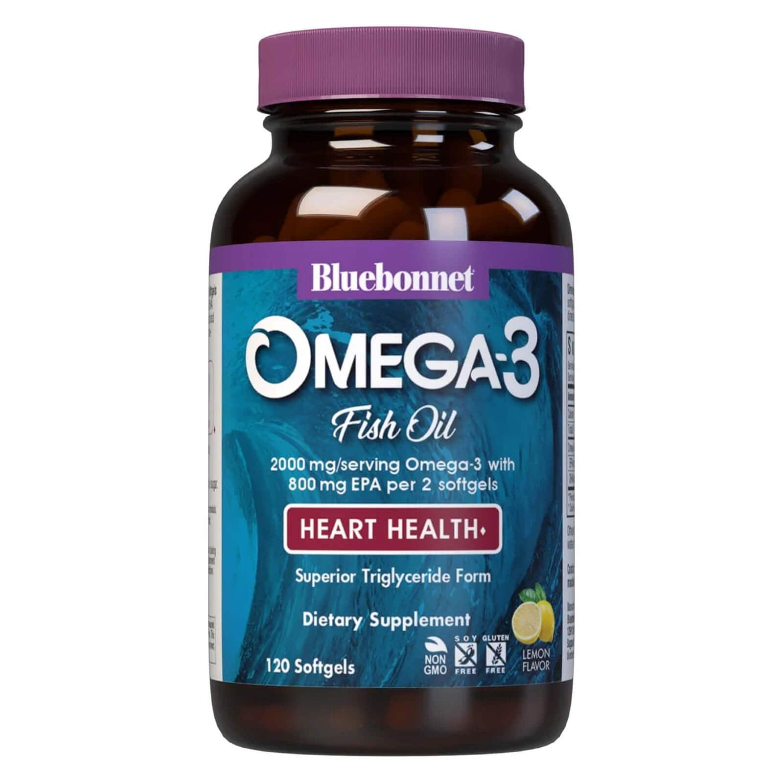 Omega-3 Fish Oil Heart Health Lemon Flavor