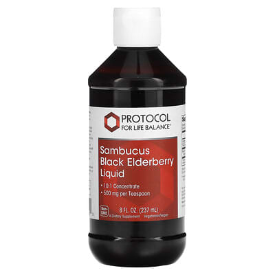 Sambucus Black Elderberry Liquid 500 mg