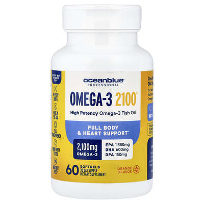 Omega-3 2100 Natural Orange Flavor