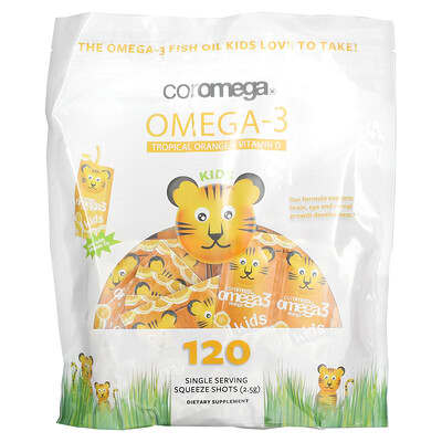 Kids Omega-3 + Vitamin D Tropical Orange