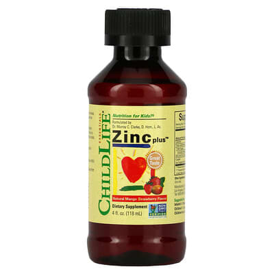 Zinc Plus Natural Mango Strawberry Flavor