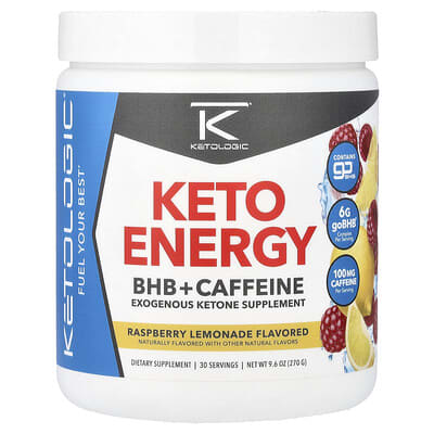 Keto Energy BHB + Caffeine Raspberry Lemonade