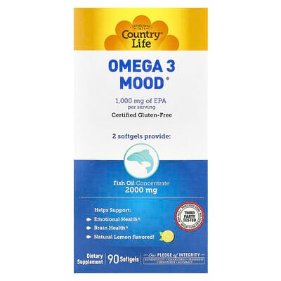 Omega 3 Mood Natural Lemon Flavored
