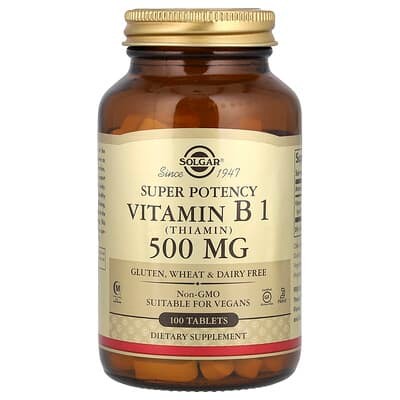 Super Potency Vitamin B 1 (Thiamin) 500 mg