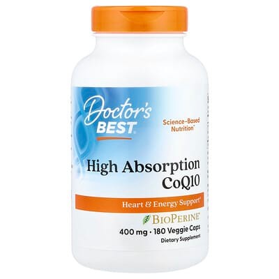 High Absorption CoQ10 400 mg with BioPerine