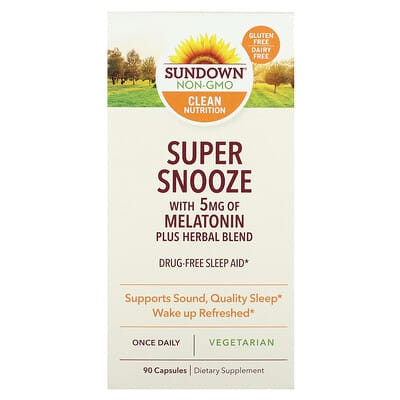 Super Snooze Melatonin with Herbal Blend
