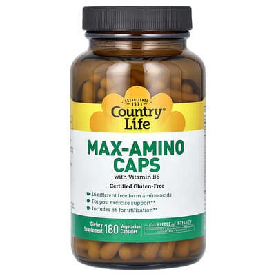 Max-Amino Caps with Vitamin B6
