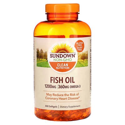 Fish Oil 1200 mg 360 mg Omega-3