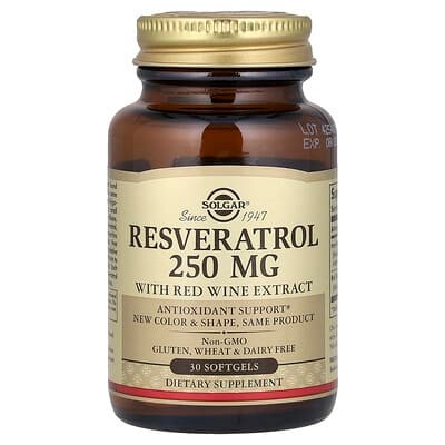 Resveratrol 250 mg with Red Wine Extract