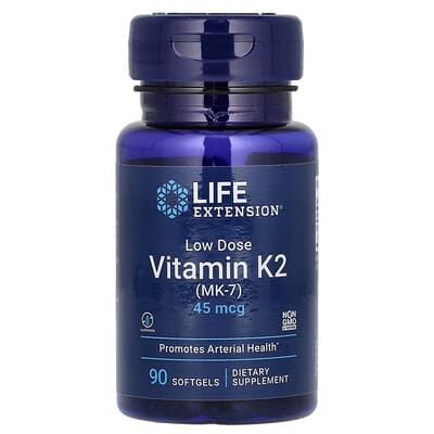 Low Dose Vitamin K2 (MK-7) 45 mcg