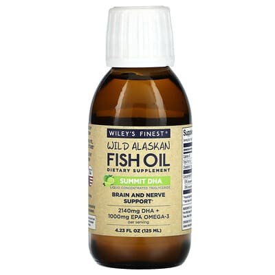 Wild Alaskan Fish Oil Summit DHA Natural Lime Flavor