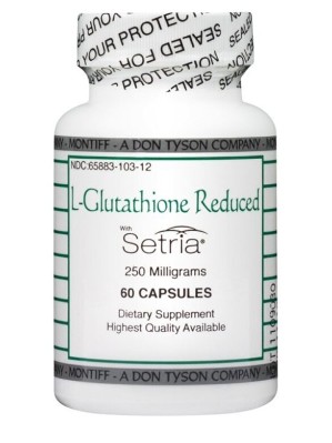 L-Glutathione Reduced with Setria 250 Milligrams