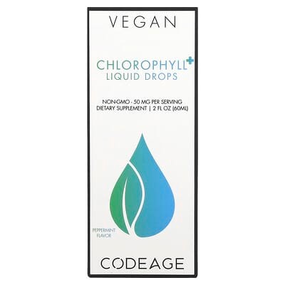 Chlorophyll+ Liquid Drops Peppermint Flavor