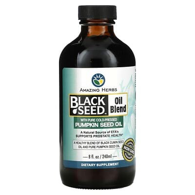 Black Seed Oil Blend with Pure Cold-Pressed Pumpkin Seed Oil