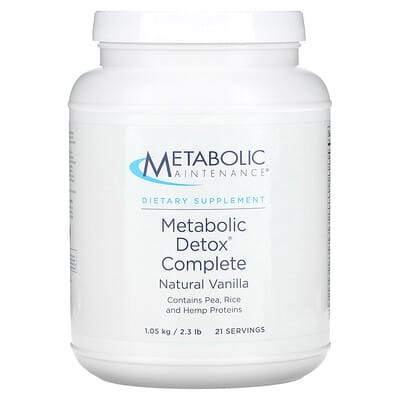 Metabolic Detox Complete Natural Vanilla