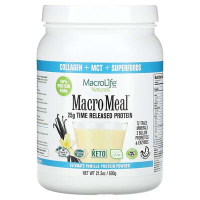MacroMeal Ultimate Vanilla Protein Powder