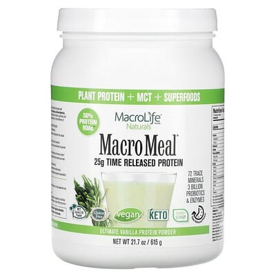 MacroMeal Ultimate Vanilla Protein Powder