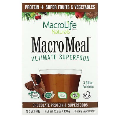 MacroMeal Ultimate Chocolate Protein Powder