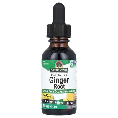Ginger Root 1000 mg Alcohol-Free