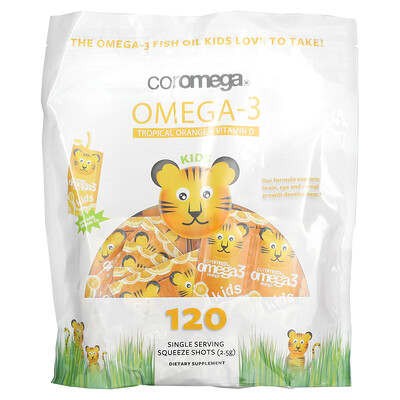 Kids Omega-3 + Vitamin D Tropical Orange
