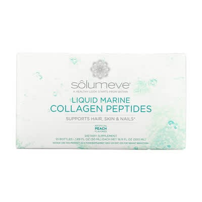 Ageless Beauty Liquid Marine Collagen Peach Flavor