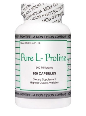 Pure L-Proline 500 Milligrams
